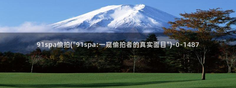 亚洲第一偷拍：91spa偷拍(\